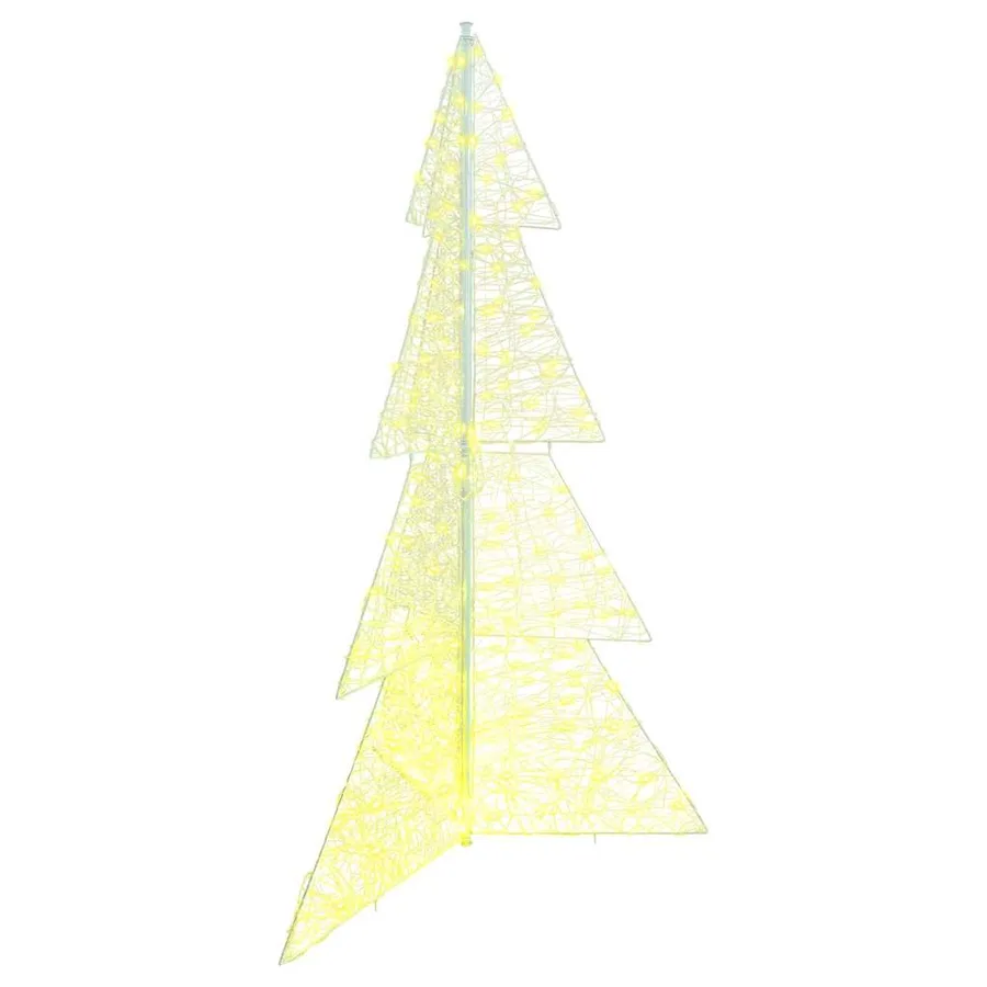 Sapin de Noël avec 240 LED Blanc chaud 180 cm Acrylique - 2