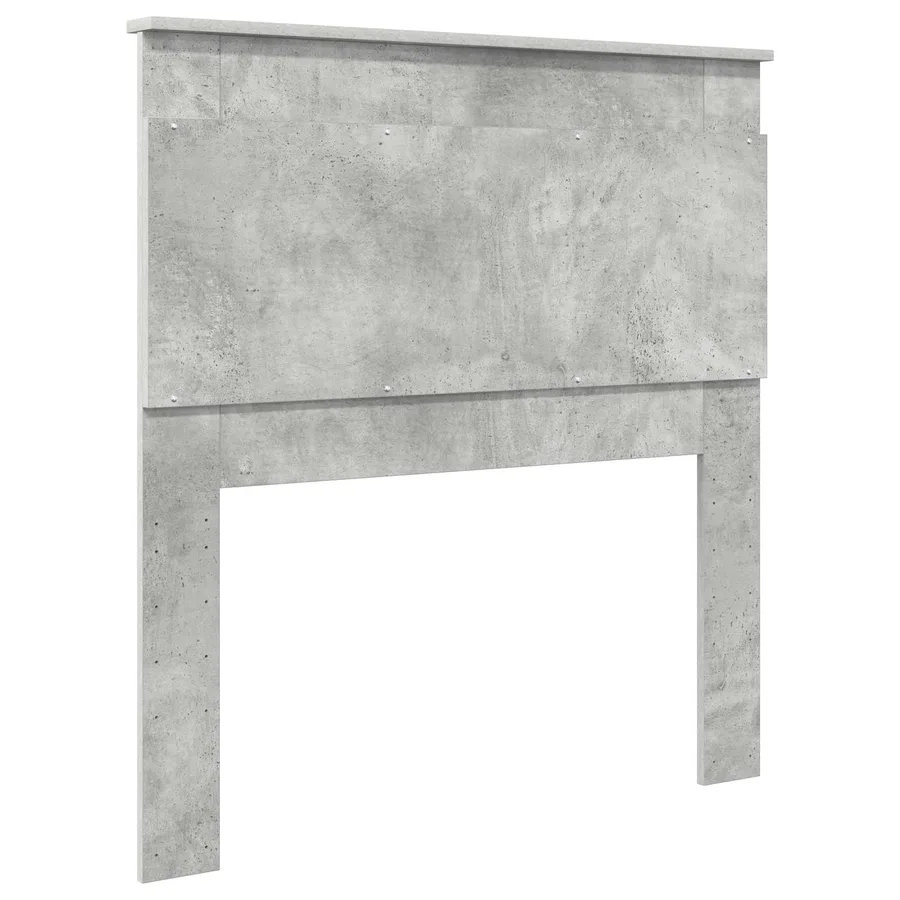 Tête de lit Gris béton 100 cm Bois d'ingénierie - 6
