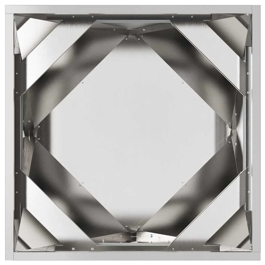 Jardinière Argent 50 x 50 x 50 cm Acier inoxydable - 6