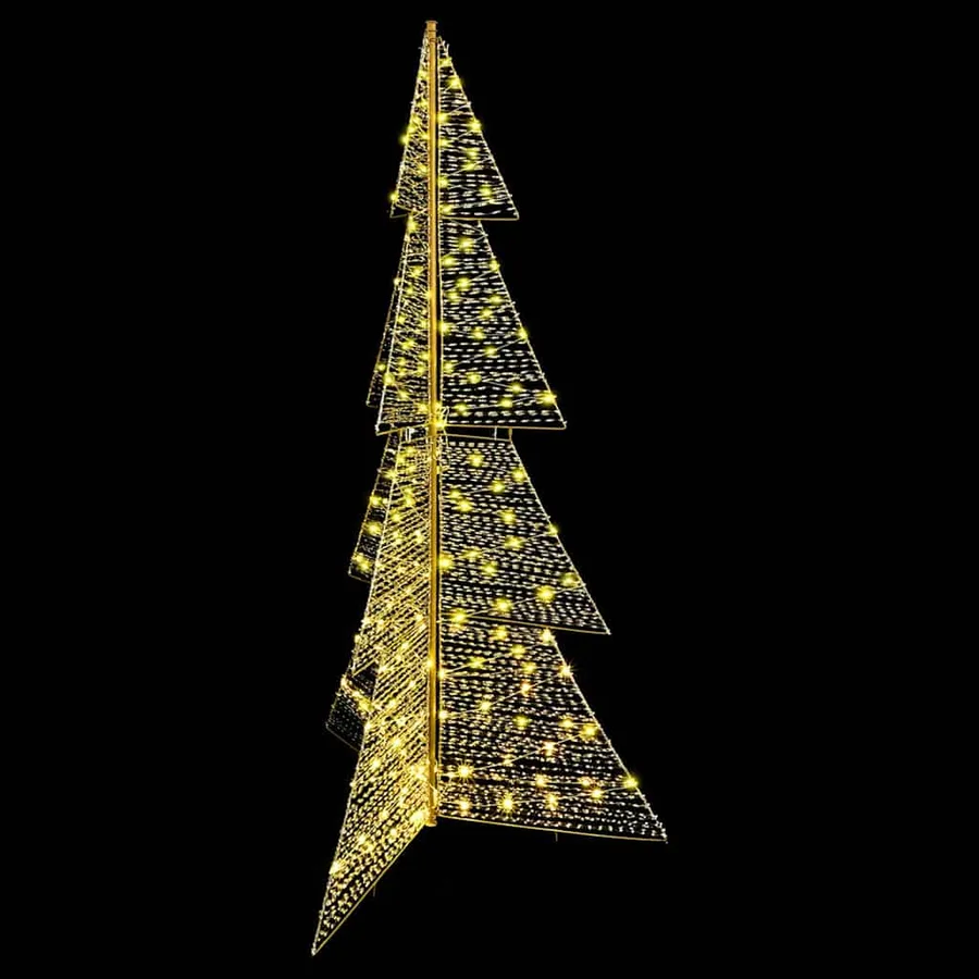 Sapin de Noël avec 240 LED Blanc chaud 180 cm PET - 5