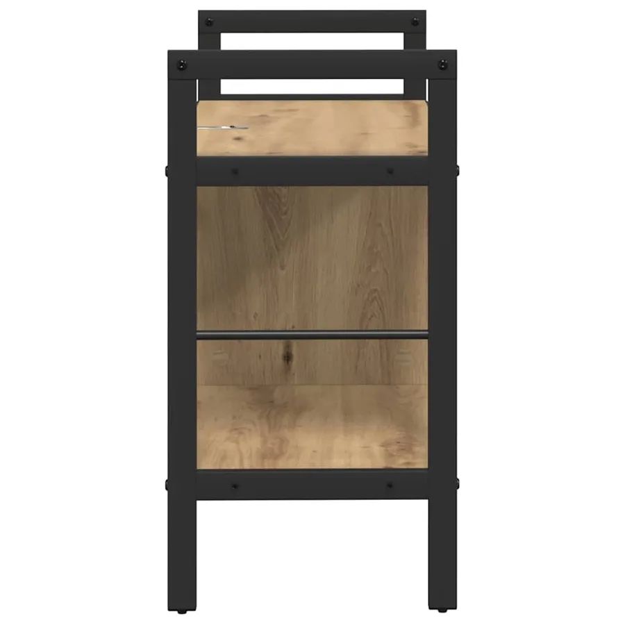 Étagère 3 niveaux 75 x 30 x 58,5 cm Bois d'ingénierie - 6