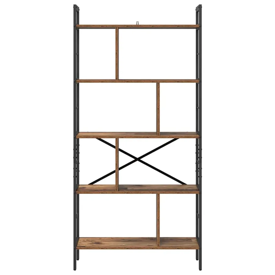 Étagère Bois Ancien 75 x 30 x 156 cm Bois d'ingénierie - 5
