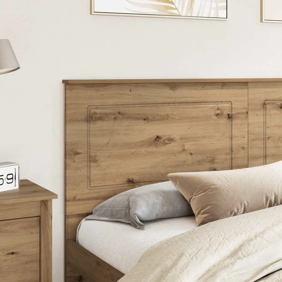 Tête de lit Chêne Artisanal Bois d’ingénierie - 3