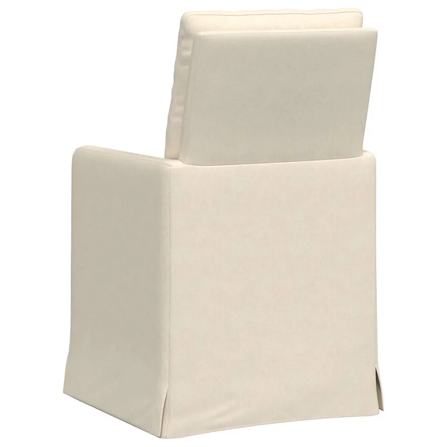 Chaises de salle à manger 2 pcs Beige 57 x 67 x 98 cm Lin - 6