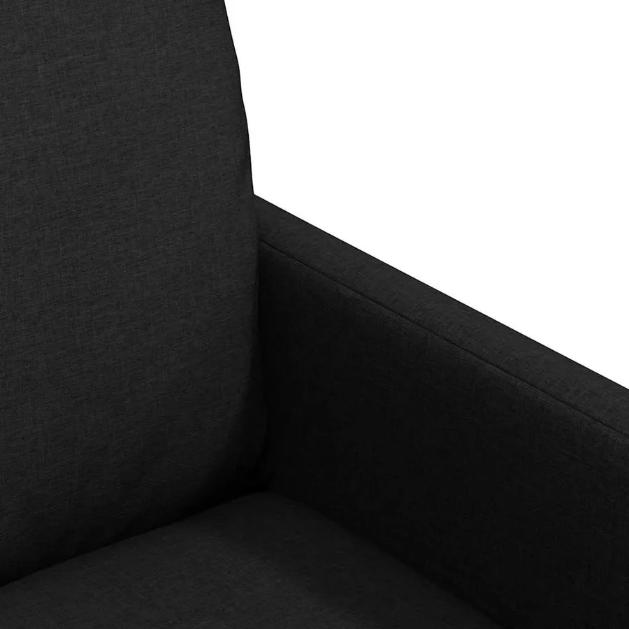 Chaises de salle à manger 2 pcs Noir 57 x 67 x 98 cm tissu - 7