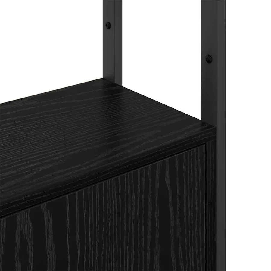 Bibliothèque Chêne noir 40 x 24 x 161 cm Bois d'ingénierie - 9
