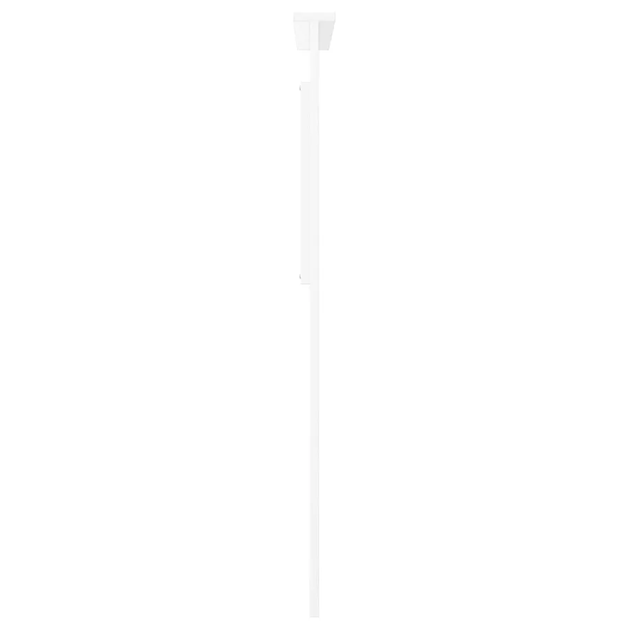 Tête de lit avec tête de lit Blanc 75 cm Bois d'ingénierie - 5