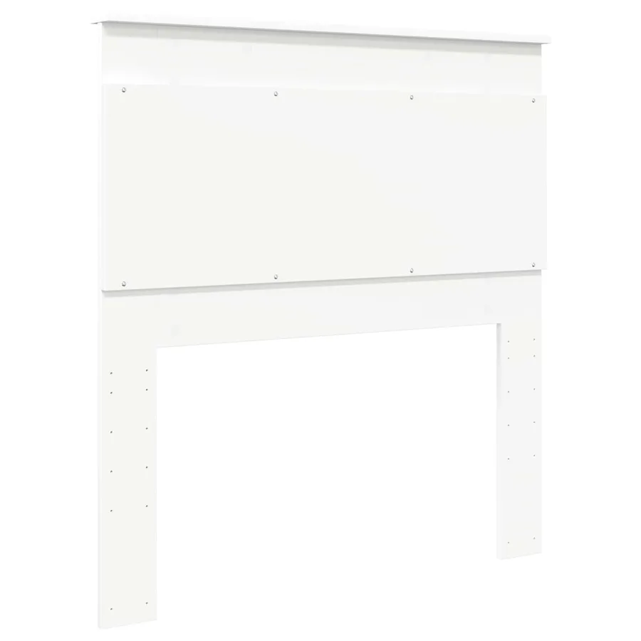 Tête de lit avec tête de lit Blanc 75 cm Bois d'ingénierie - 6
