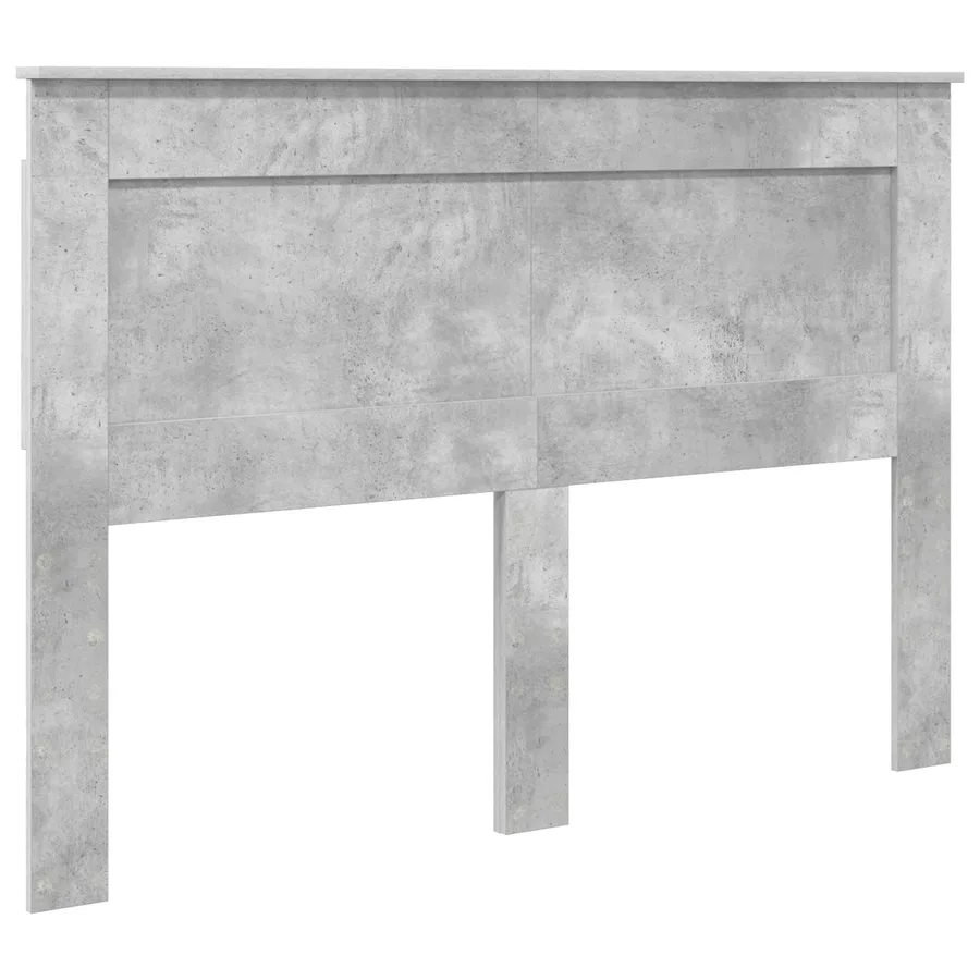 Tête de lit Gris béton 160 cm Bois d'ingénierie - 2