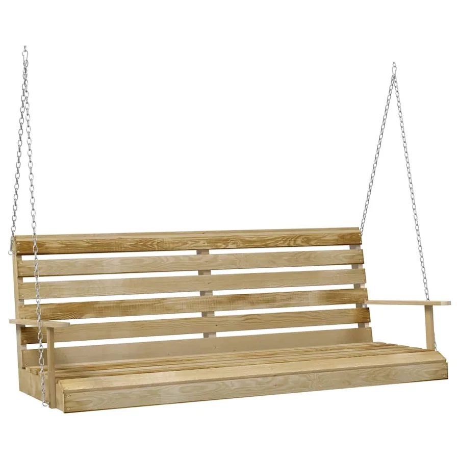 Balancelle Bois de pin imprégné 155x65x60 cm - 2
