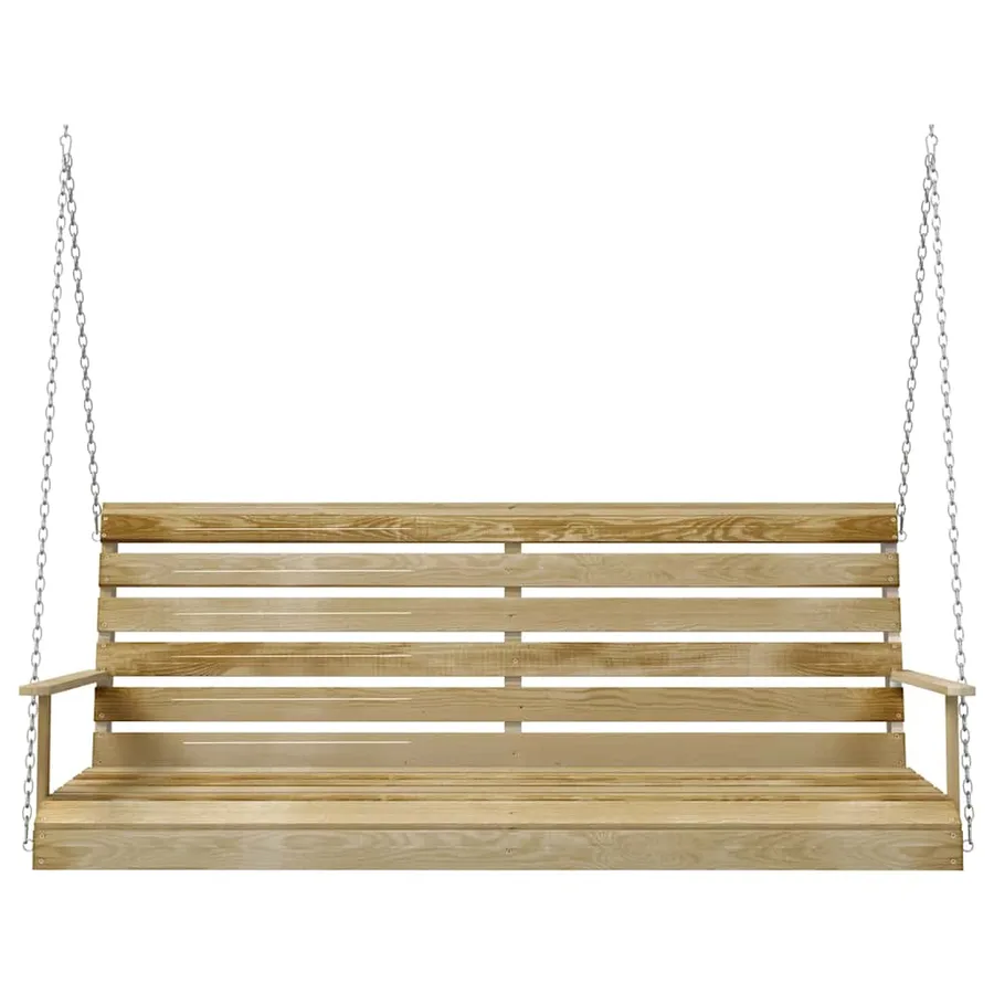 Balancelle Bois de pin imprégné 155x65x60 cm - 3