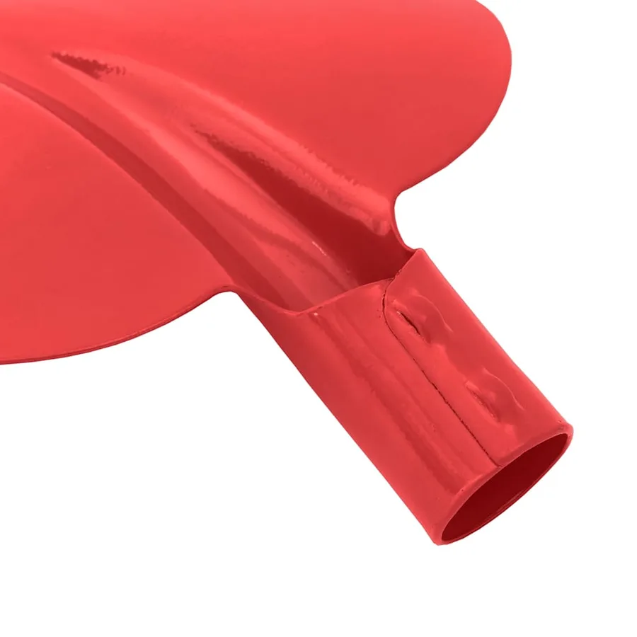 Tête de pelle 4 pcs Rouge 32 x 24,5 cm Acier enduit de poudre - 11