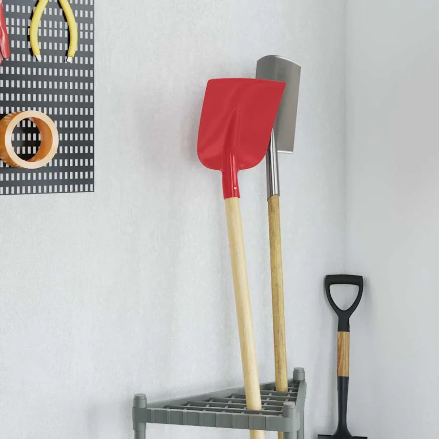 Tête de pelle 4 pcs Rouge 32 x 24,5 cm Acier enduit de poudre - 4