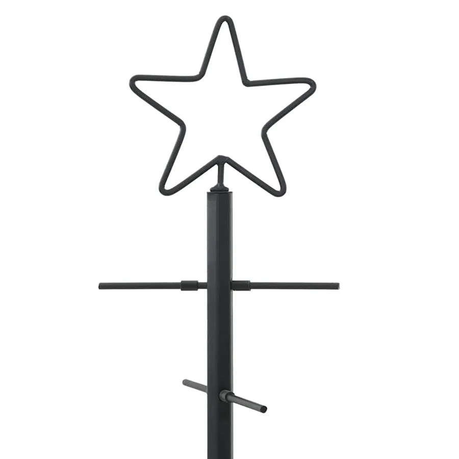 Arbre de Noël en métal Noir 59,5 cm Acier peint par poudre - 7