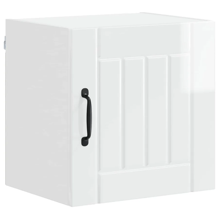 Meuble mural LUCCA Blanc brillant 40 x 31 x 40 cm - 2