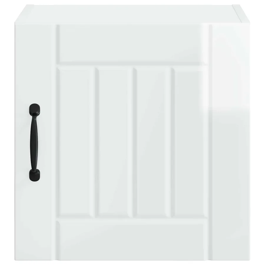 Meuble mural LUCCA Blanc brillant 40 x 31 x 40 cm - 6