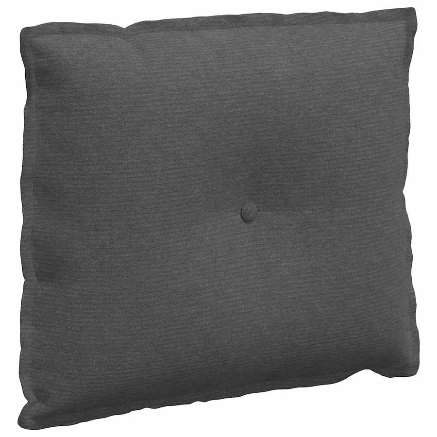Coussin de Dos Gris foncé 60 x 50 cm Tissu en velours côtelé - 2