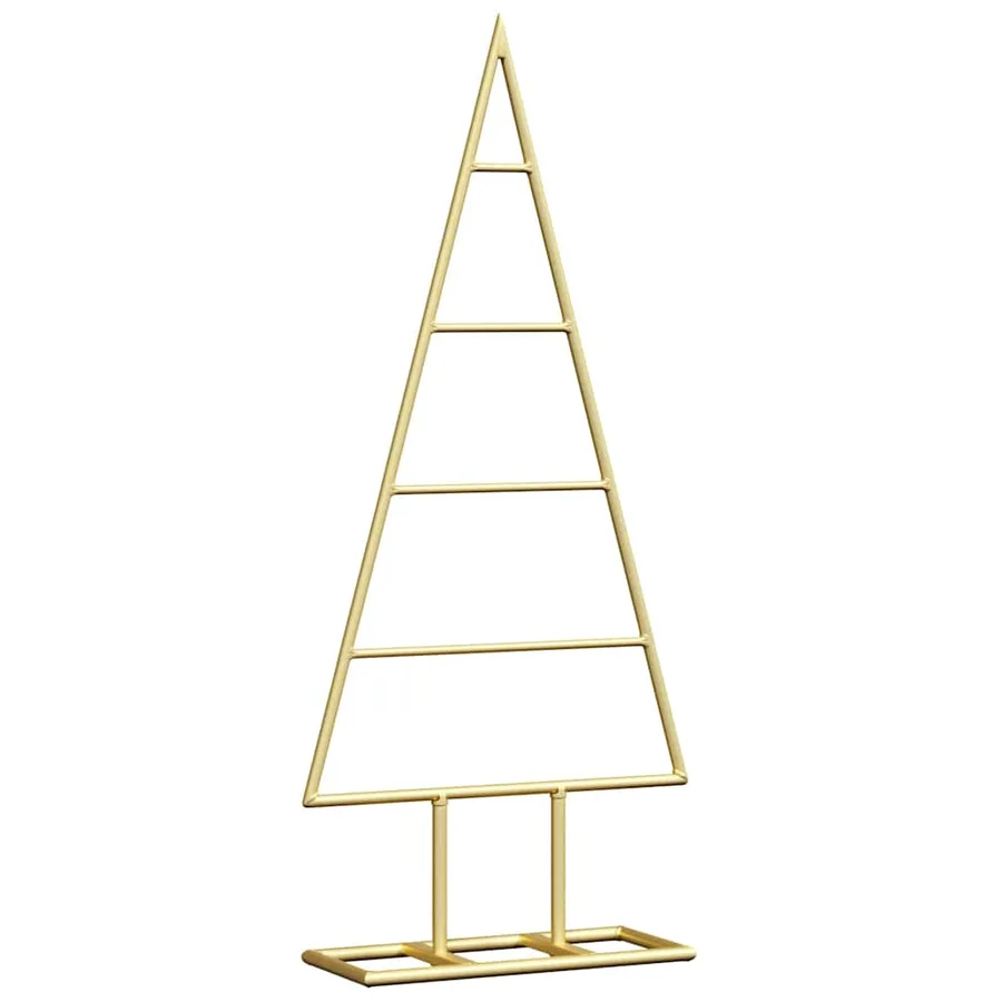 Arbre de Noël en métal Doré 60 cm Acier peint par poudre - 2
