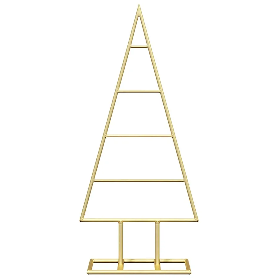 Arbre de Noël en métal Doré 60 cm Acier peint par poudre - 5