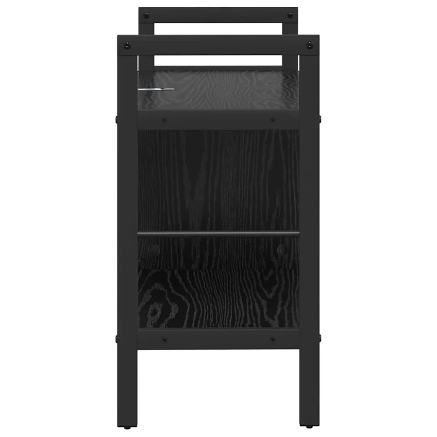 Étagère Chêne noir 75 x 30 x 58,5 cm Bois d'ingénierie - 6