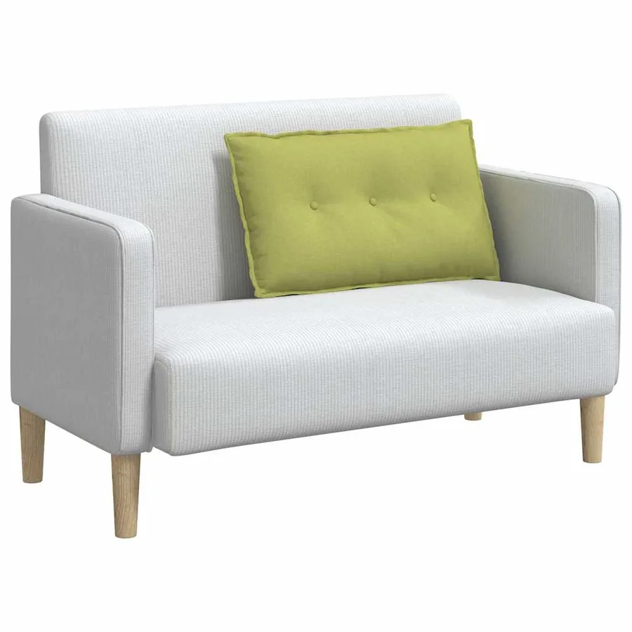 Coussin de Dos Vert clair 80 x 19 x 50 cm tissu - 3