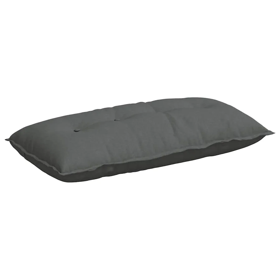 Coussin de Dos Gris foncé 100 x 19 x 50 cm tissu - 2