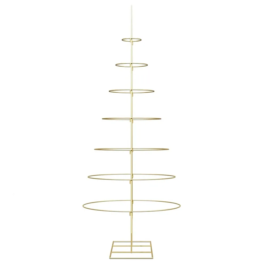 Arbre de Noël en métal Doré 209 cm Acier peint par poudre - 6