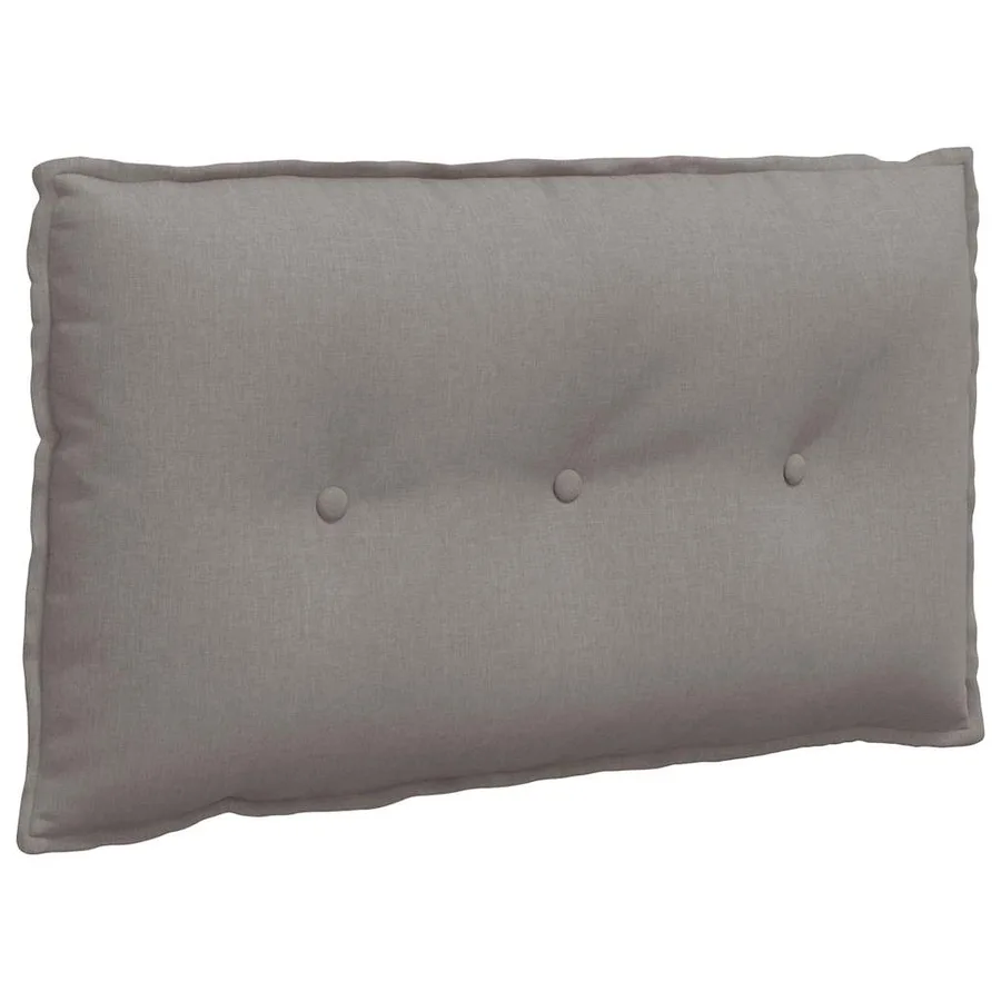 Coussin de Dos Taupe 80 x 19 x 50 cm tissu - 2