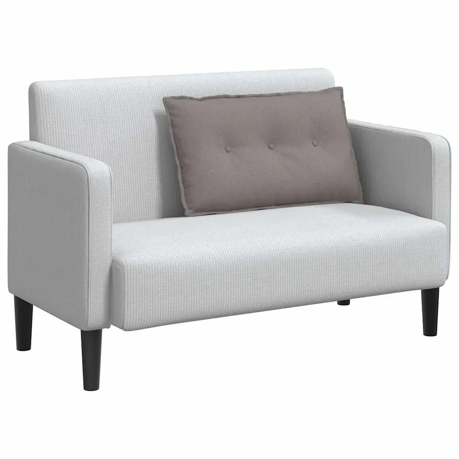 Coussin de Dos Taupe 80 x 19 x 50 cm tissu - 3