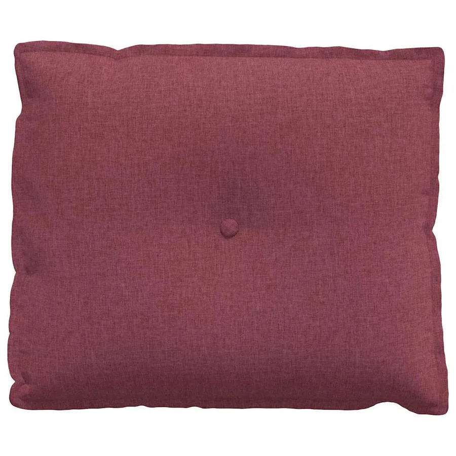 Coussin de Dos Bordeaux 60 x 19 x 50 cm tissu - 5