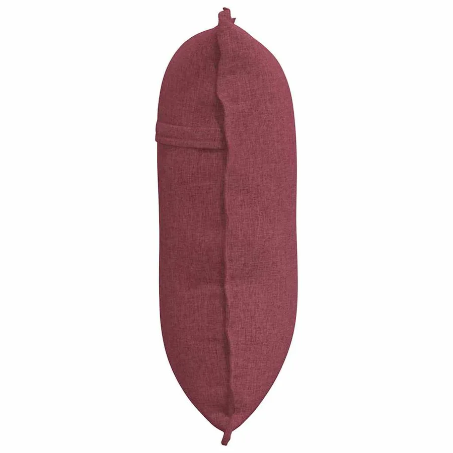 Coussin de Dos Bordeaux 60 x 19 x 50 cm tissu - 6