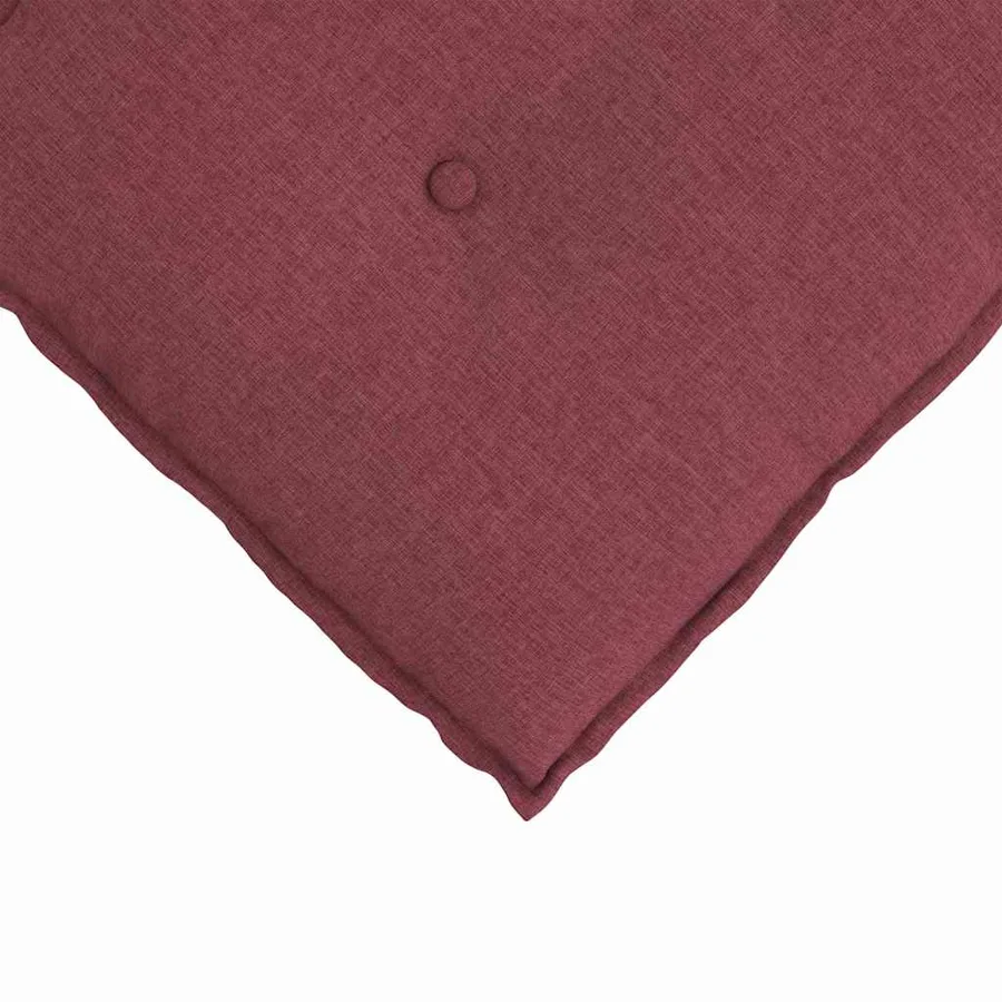 Coussin de Dos Bordeaux 60 x 19 x 50 cm tissu - 7