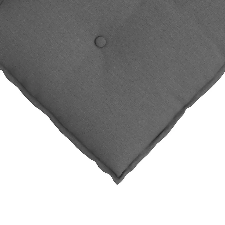 Coussin de Dos Gris foncé 50 x 19 x 45 cm tissu - 7