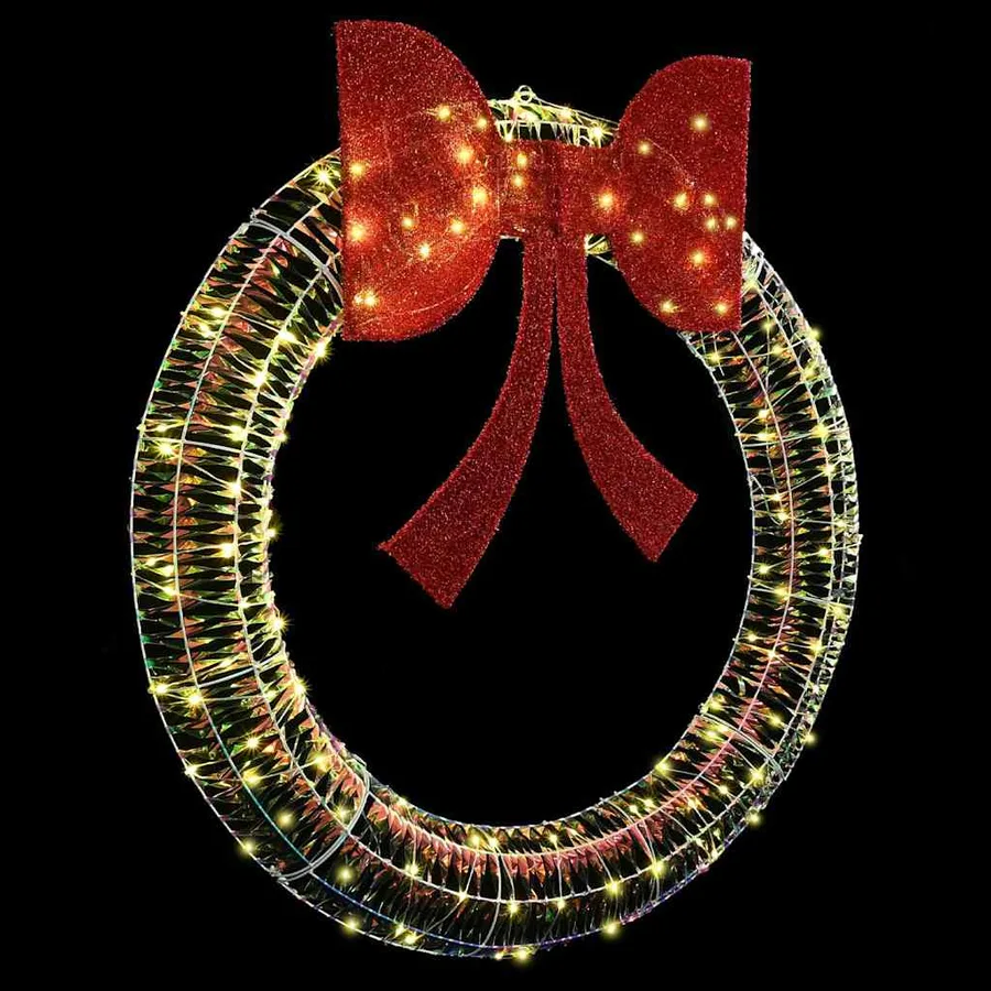 Couronne avec 150 LED Blanc chaud 121 x 121 x 10 cm PET - 4