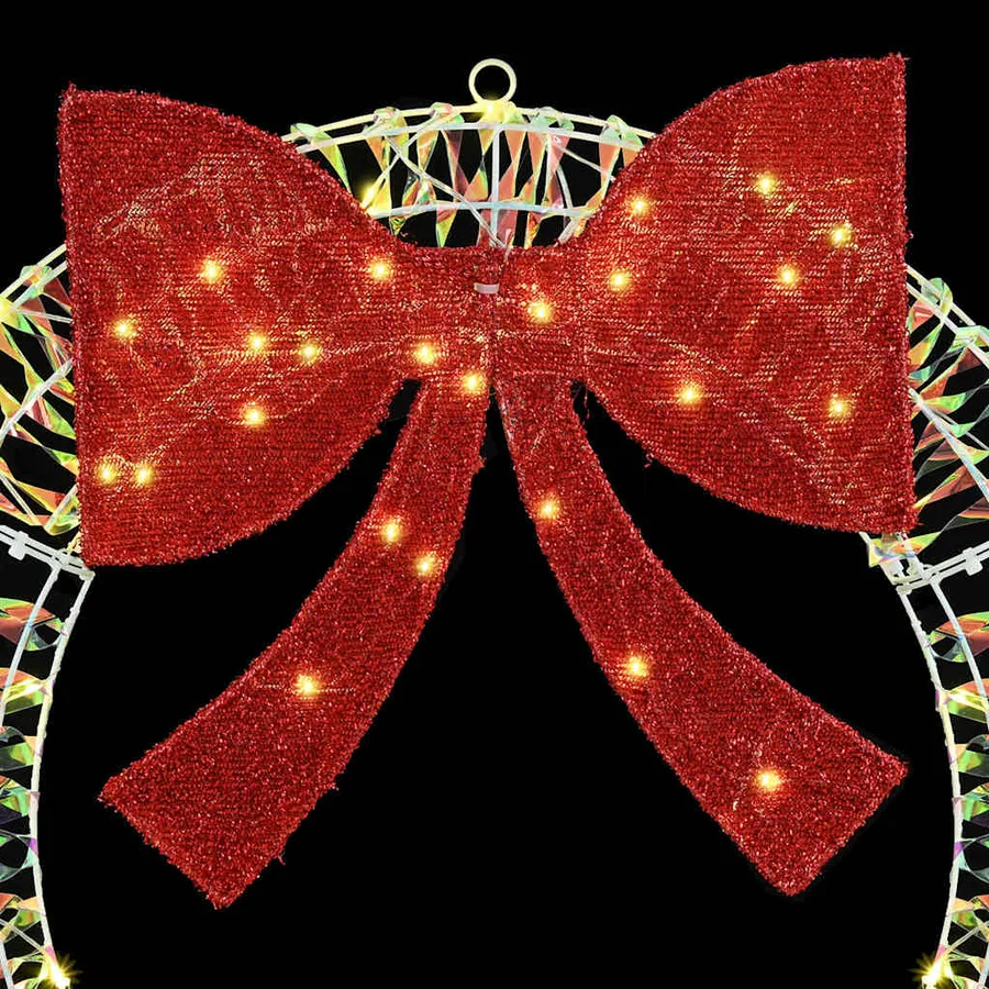 Couronne avec 150 LED Blanc chaud 121 x 121 x 10 cm PET - 5