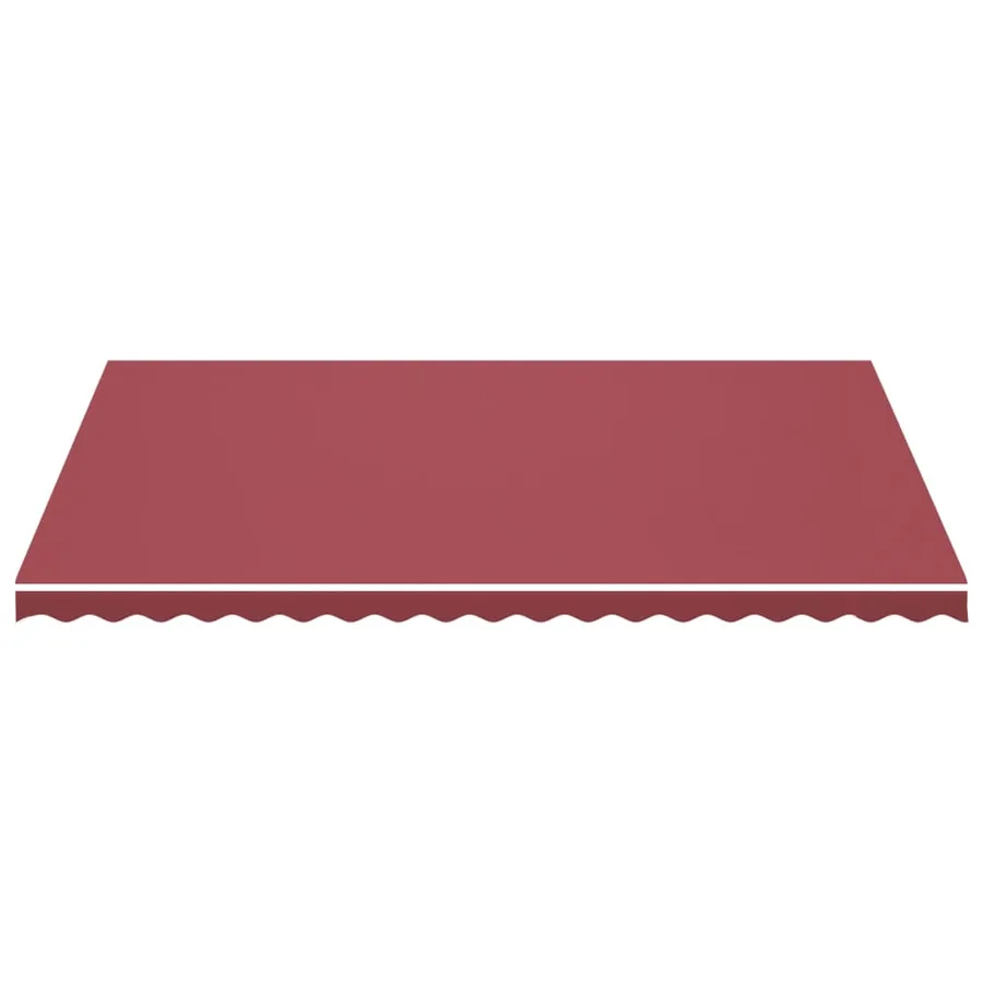 Tissu de remplacement pour auvent bordeaux rouge 5x3,5 m polyester - 3