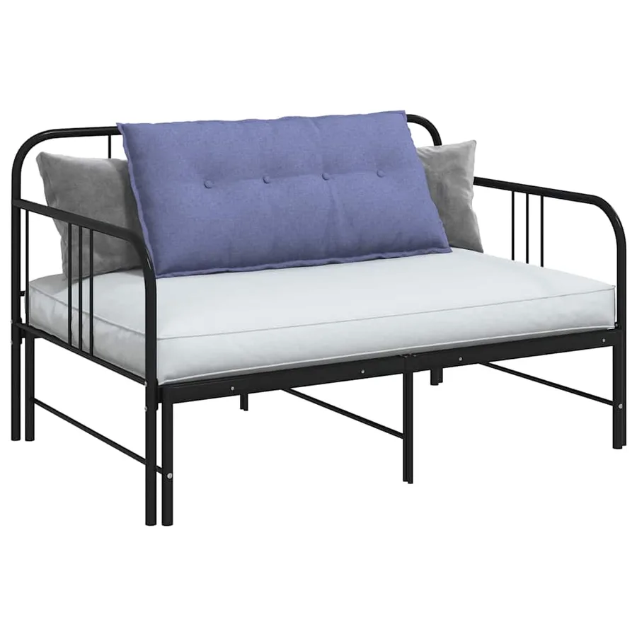 Coussin de Dos Bleu denim 100 x 19 x 50 cm tissu - 3