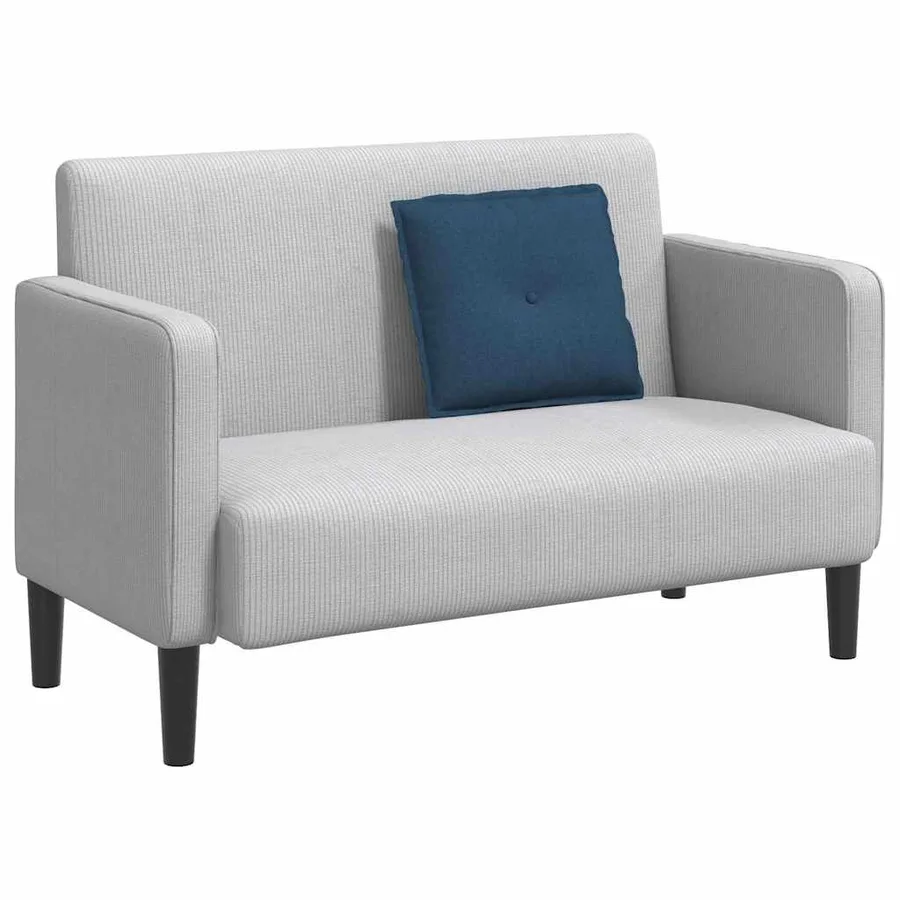 Coussin de Dos Bleu 50 x 19 x 45 cm tissu - 3