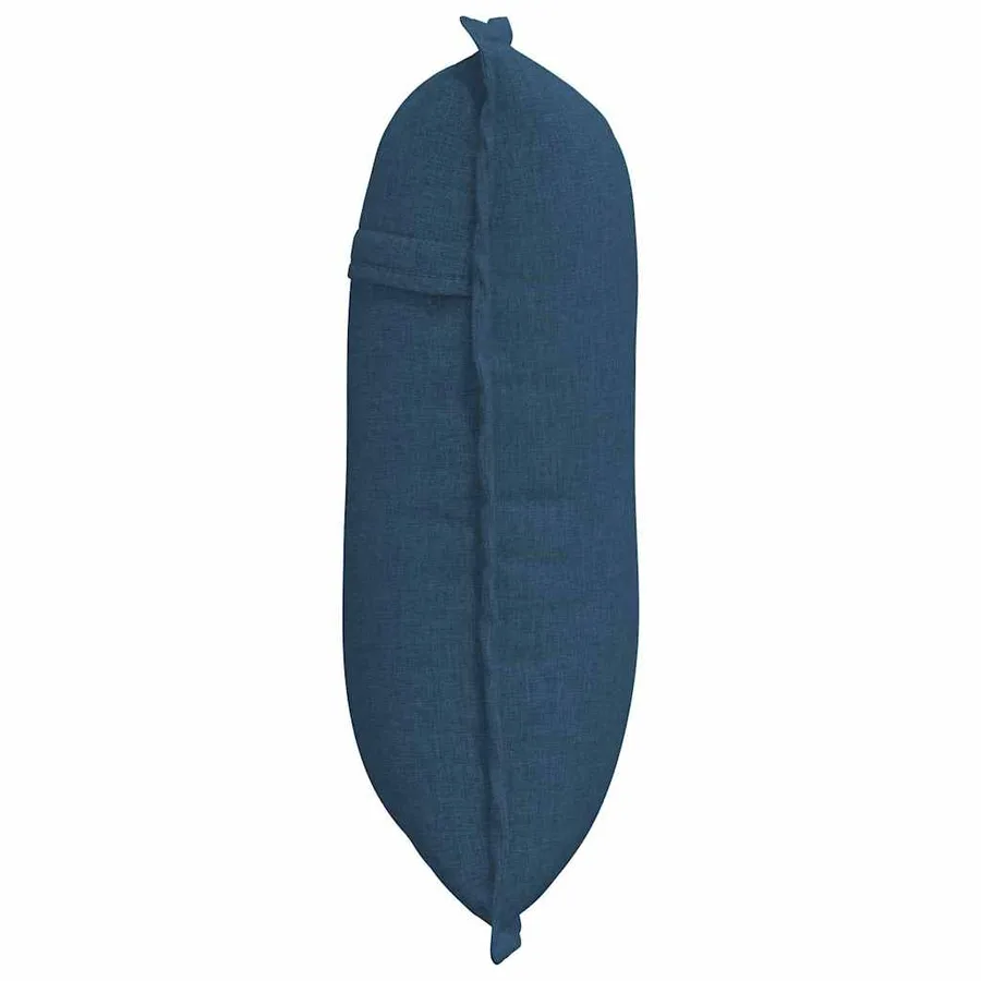 Coussin de Dos Bleu 50 x 19 x 45 cm tissu - 6