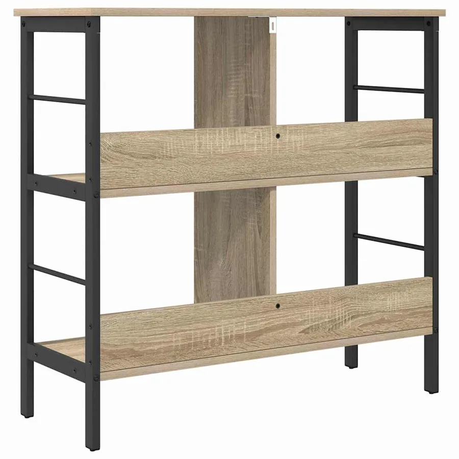 Étagère Chêne Sonoma 82 x 32 x 79 cm Bois d'ingénierie - 7