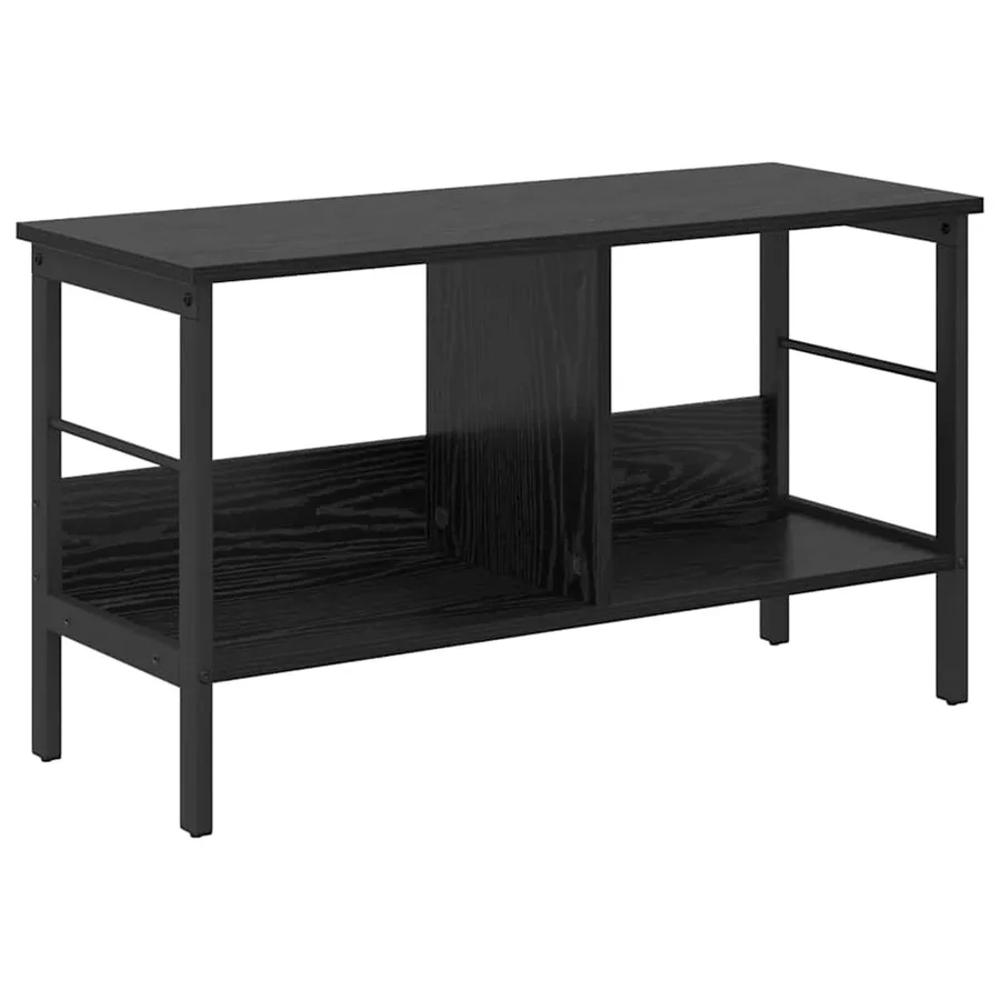 Étagère Chêne noir 82 x 32 x 47 cm Bois d'ingénierie - 2