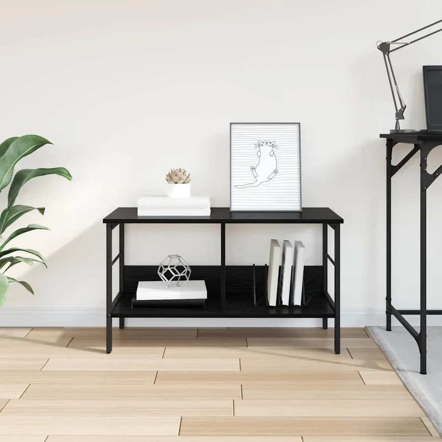 Étagère Chêne noir 82 x 32 x 47 cm Bois d'ingénierie - 4