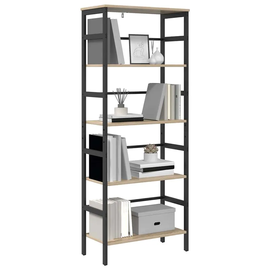 Étagère Chêne Sonoma 60 x 29,5 x 149 cm Bois d'ingénierie - 3