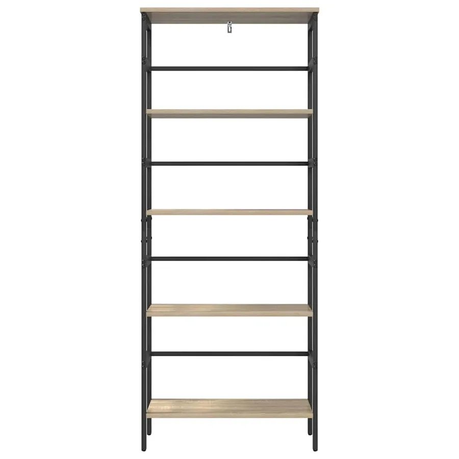 Étagère Chêne Sonoma 60 x 29,5 x 149 cm Bois d'ingénierie - 5