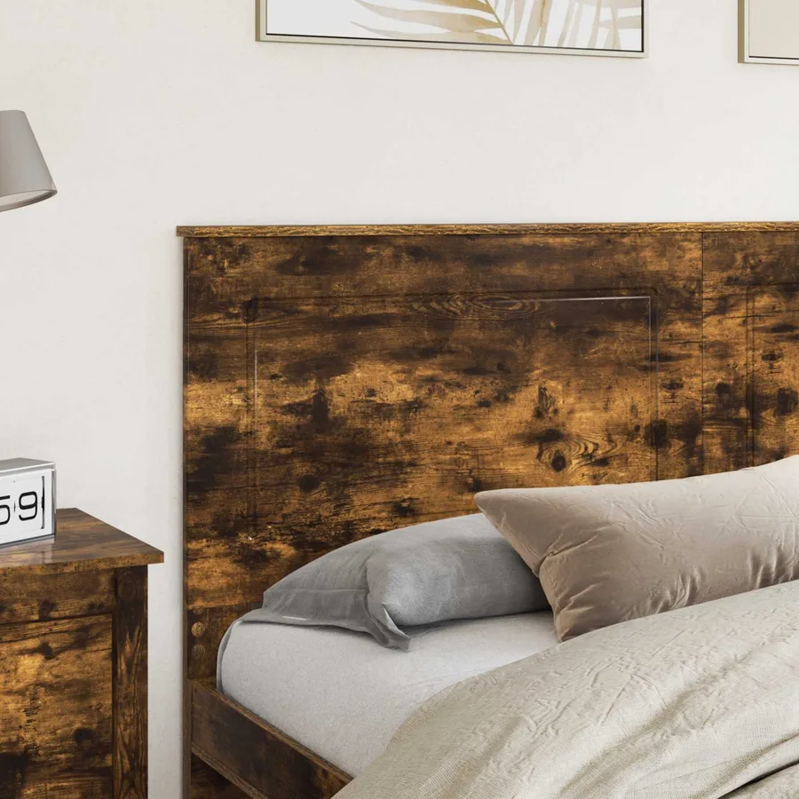 Tête de lit Chêne Fumé 100 cm Bois d’ingénierie - 3