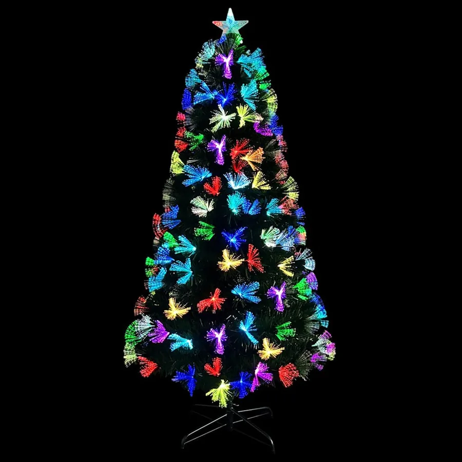 Sapin de Noël artificiel avec 160 LED Vert 150 cm PVC - 5
