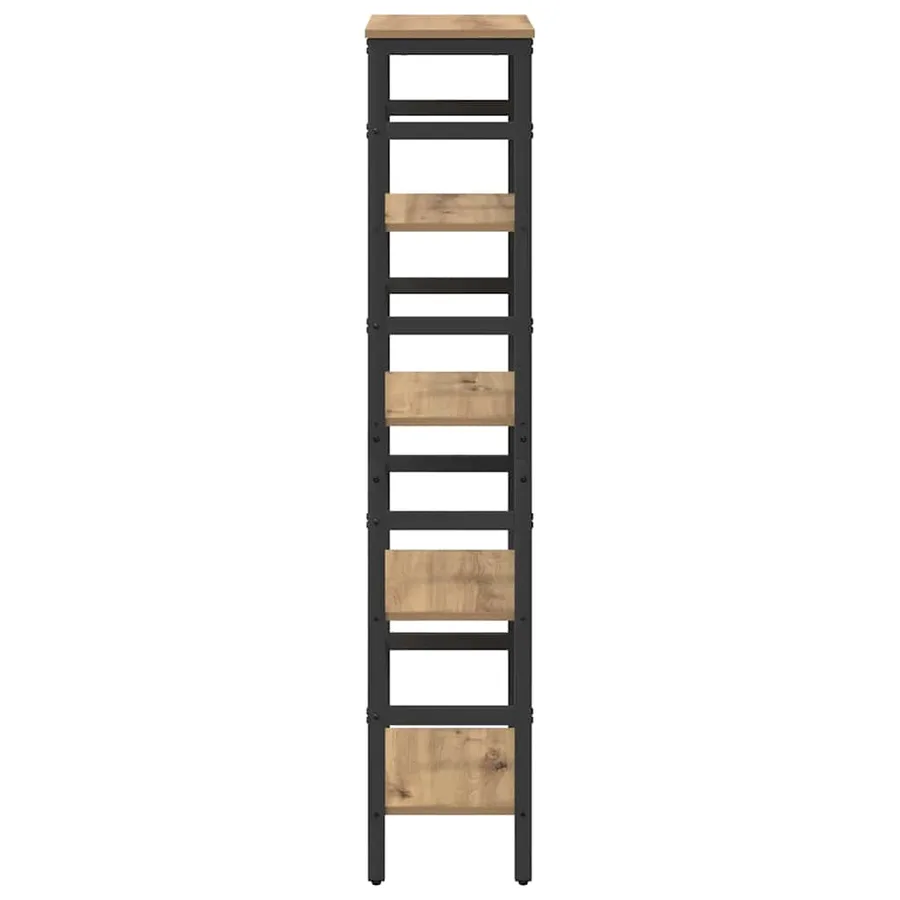 Étagère 4 niveaux 40 x 29,5 x 149 cm Bois d'ingénierie - 6