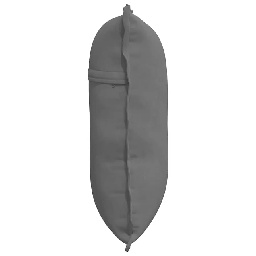 Coussin de Dos Gris foncé 60 x 50 cm Tissu en microfibre - 6
