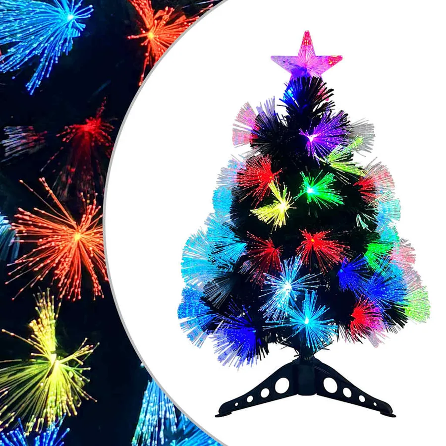 Sapin de Noël artificiel avec 50 LED Vert 64 cm PVC - 2