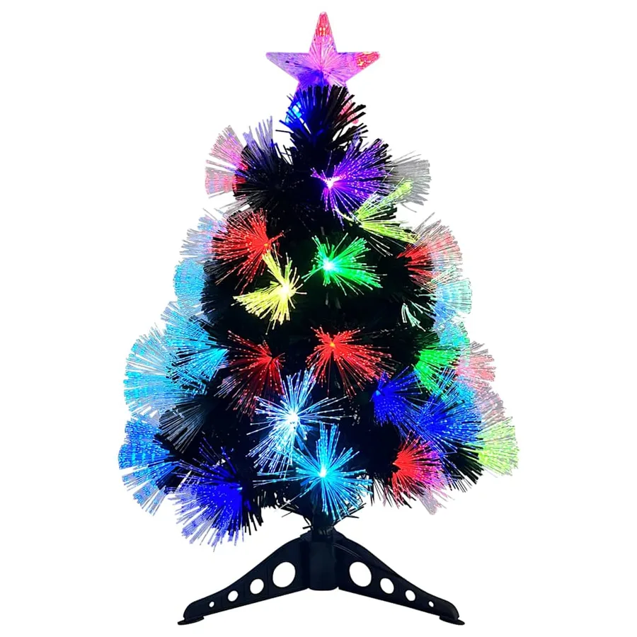 Sapin de Noël artificiel avec 50 LED Vert 64 cm PVC - 4
